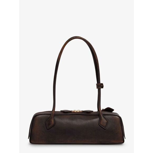 Alaia Women Le Teckel Leather Shoulder Bag - Picture 2 of 4